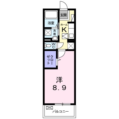 アルカディア　ＮⅠの物件間取画像