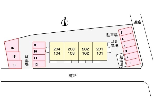 エルディム　トミダの物件外観写真