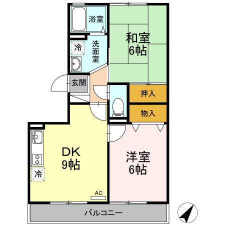サンピア・Kの物件間取画像