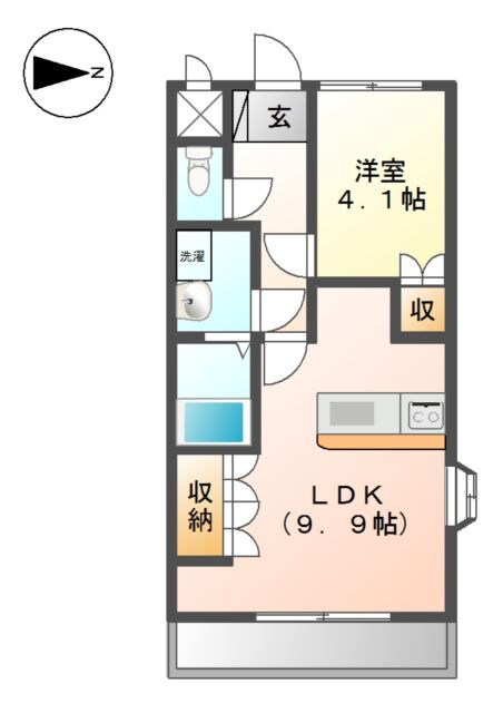 フォルトゥーナの物件間取画像