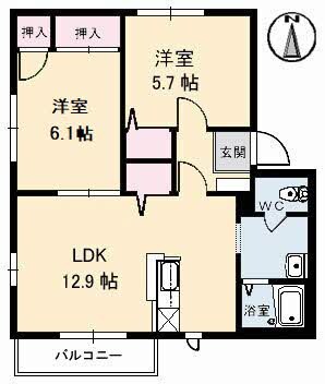 コートＭＴ　　Ｂ館 の物件間取画像