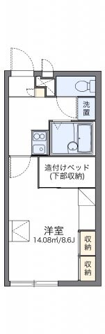 レオパレス大町の物件間取画像