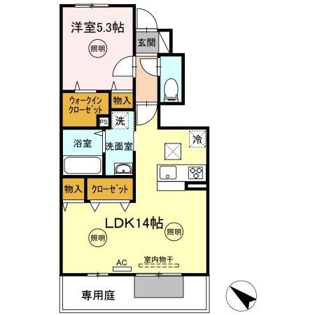 ウルス　カンパーニュの物件間取画像