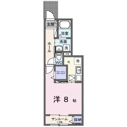 メゾフォルテ松島の物件間取画像