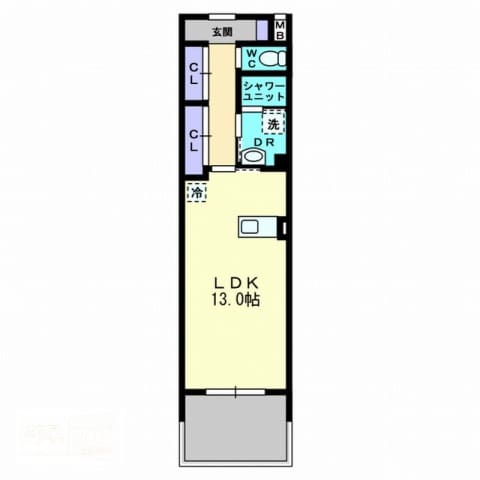 リンヒナーノh⁺の物件間取画像