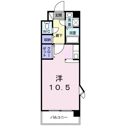 アミックス西ハゼの物件間取画像