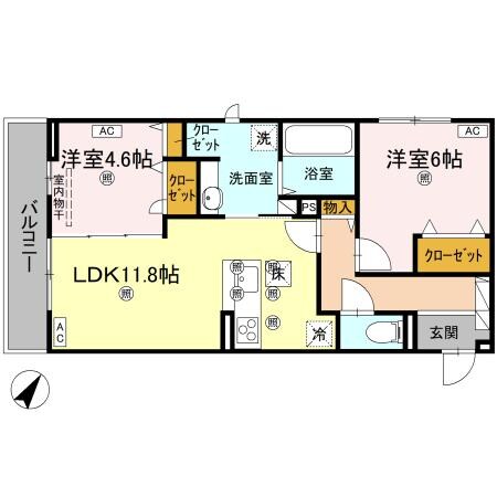 リエートパークの物件間取画像