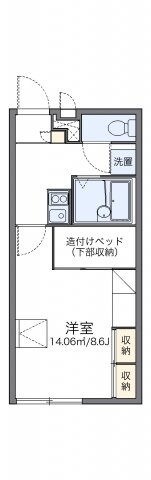 伏石駅 バス8分  レインボーロード伏石下車：停歩8分 2階の物件間取画像