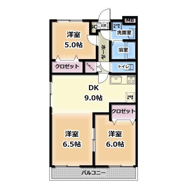 イーグルマンションⅠの物件間取画像