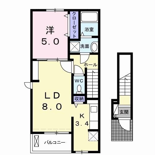 グラン・エトワール　201号室の物件間取画像