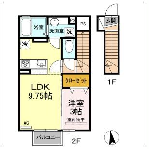 アルシオン　Cの物件間取画像