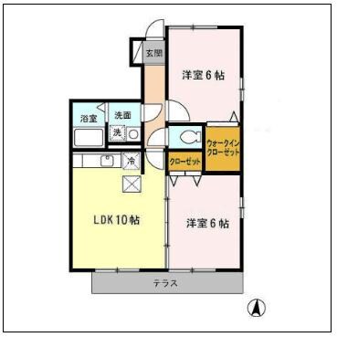 アネックスもえぎの物件間取画像