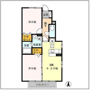 ボルドール　Ⅴの物件間取画像