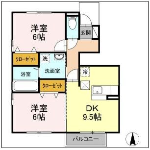 スノー フレークの物件間取画像
