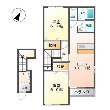 サフィニアの物件間取画像