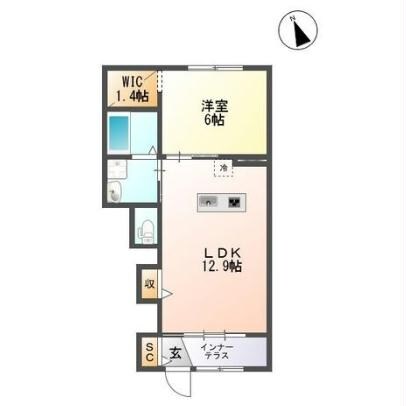 グリーンヒルの物件間取画像