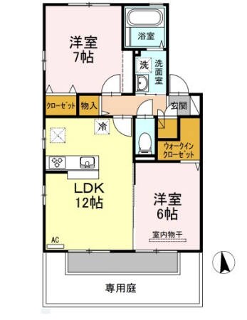 Ｔ’ｓスクエア　D棟の物件間取画像