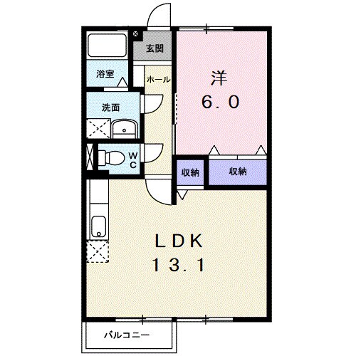 メゾン掛樋の物件間取画像