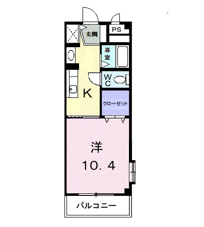 サンライズ宮川の物件間取画像