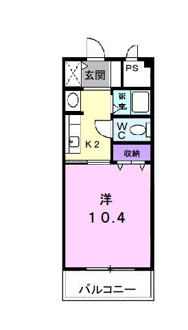 サンライズ宮川の物件間取画像