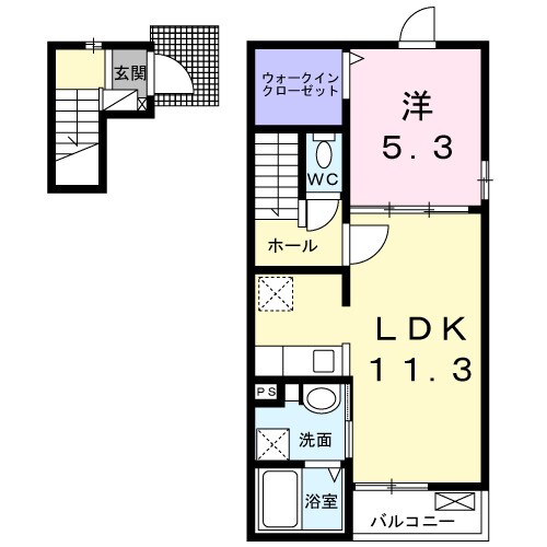 ＯＵＲＣＩＴＹ丸亀Ⅲの物件間取画像