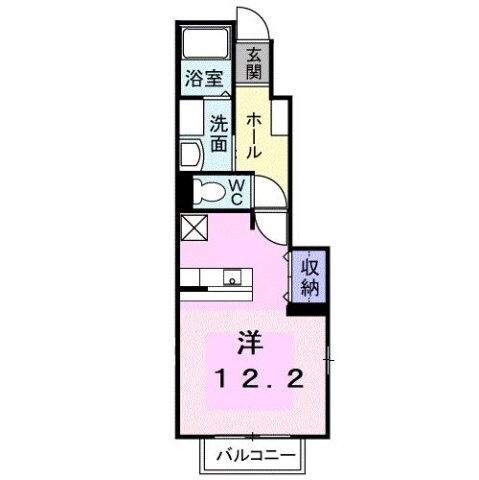 リバティハウスＢの物件間取画像