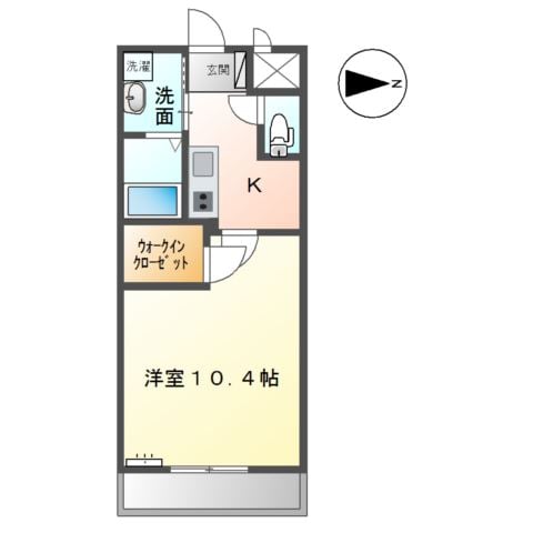 プロスペラールの物件間取画像