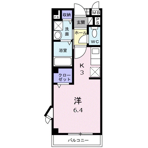 ソルトアヴェニュー　Ｃの物件間取画像