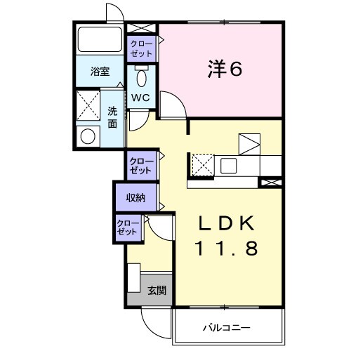 ガレリア２０　Ⅱの物件間取画像