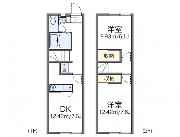 レオパレス新名の物件間取画像