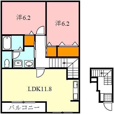 アヴェニューノムラAの物件間取画像