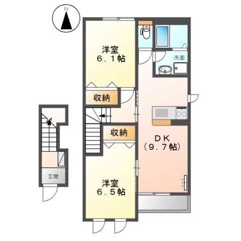 ラフィネの物件間取画像