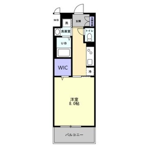 S-RESIDENCE中新町avelisの物件間取画像