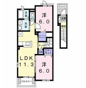ジェネシスIVの物件間取画像