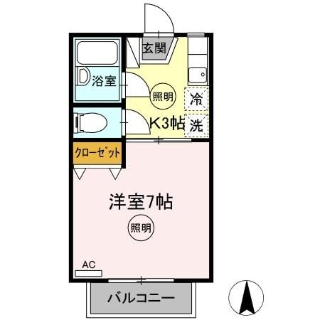 コンフォート屋島の物件間取画像