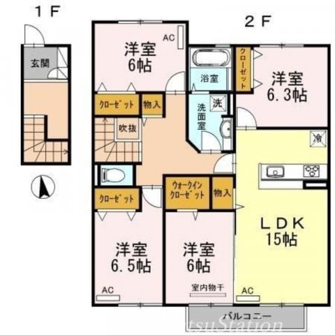 ソラーナKの物件間取画像