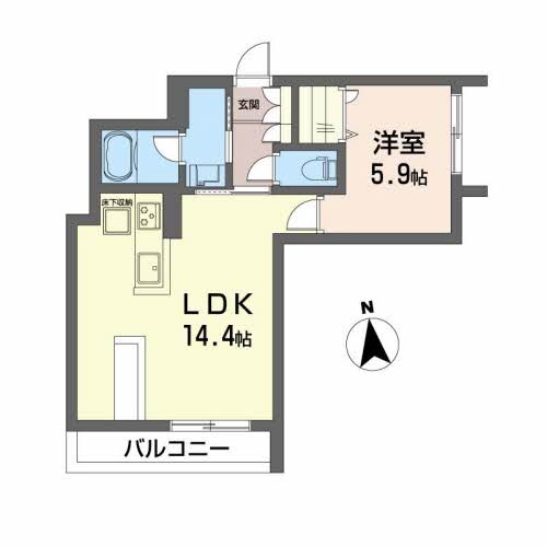 ロイヤルシャーメゾン栗林の物件間取画像