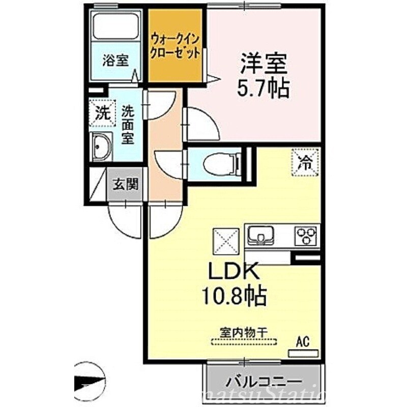 メゾンシャルム春日の物件間取画像