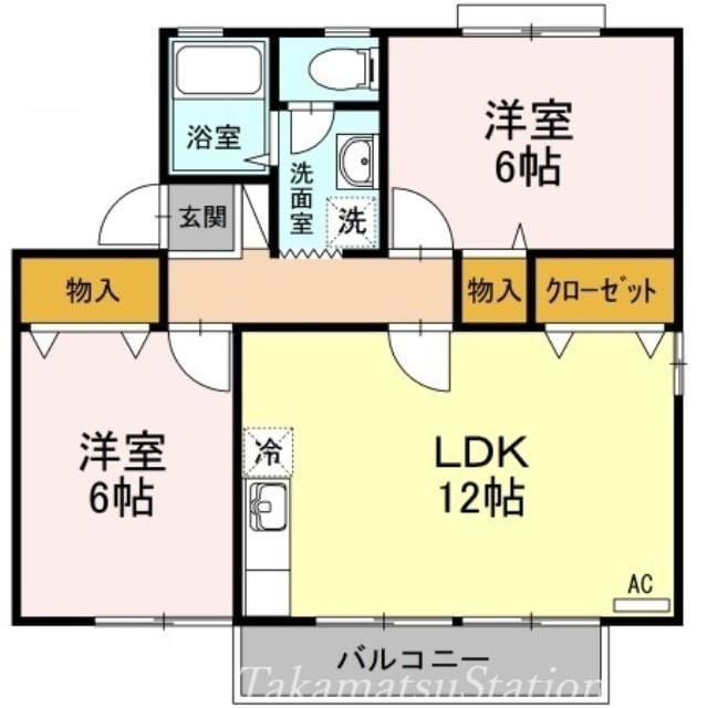 セジュール　フジ　Ｃ棟の物件間取画像