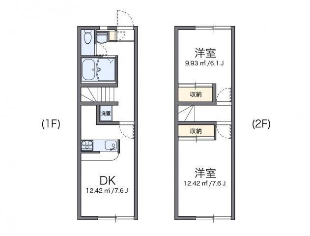 レオパレスクールの物件間取画像