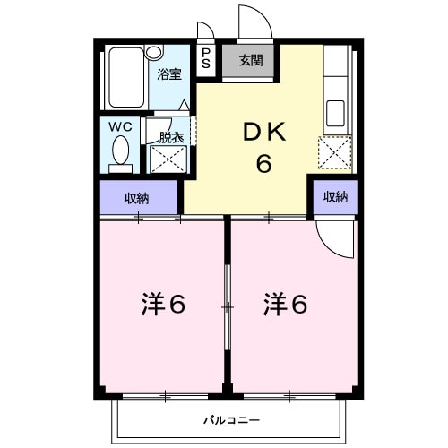 シティハイツ木村の物件間取画像