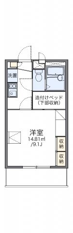 レオパレスシャルム瀬戸の物件間取画像