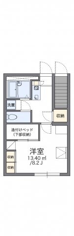 レオパレスパストラルフォレストの物件間取画像