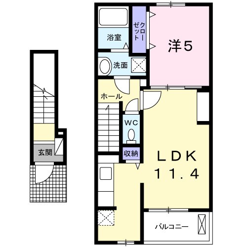 ルーベル土器　Ｂの物件間取画像