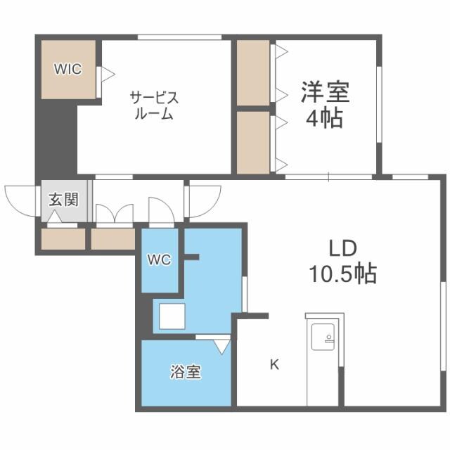 RESIDENCE　SHINMEI　麻生　レジデンスシンメイ麻生の物件間取画像