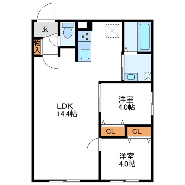 マルベックN22の物件間取画像