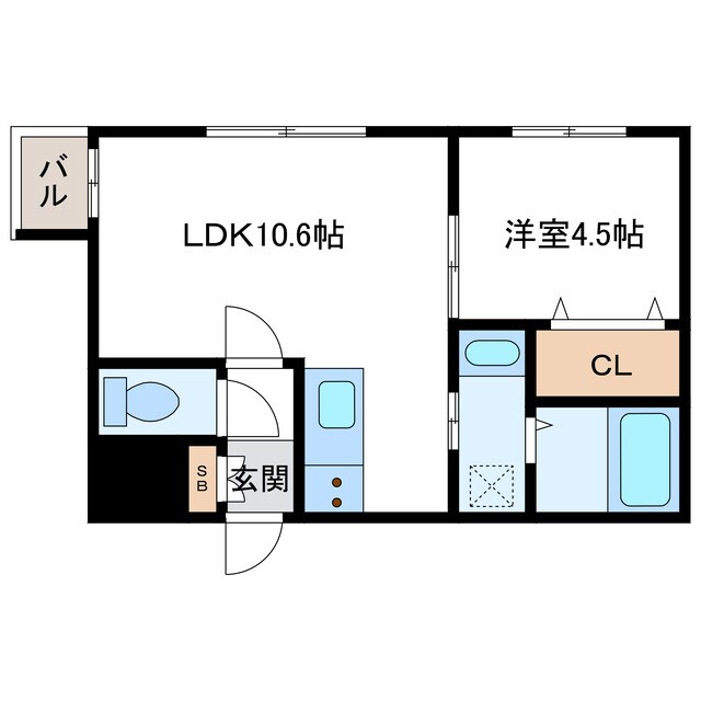 スリーナインYGの物件間取画像