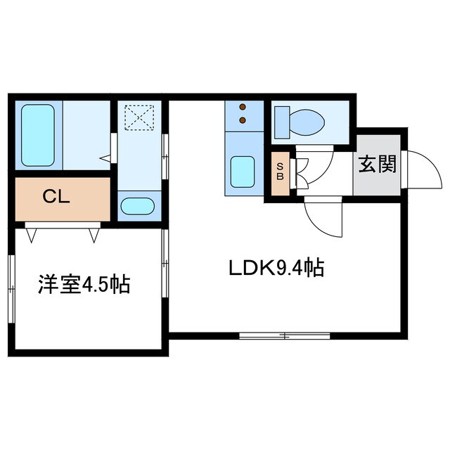 スリーナインYGの物件間取画像