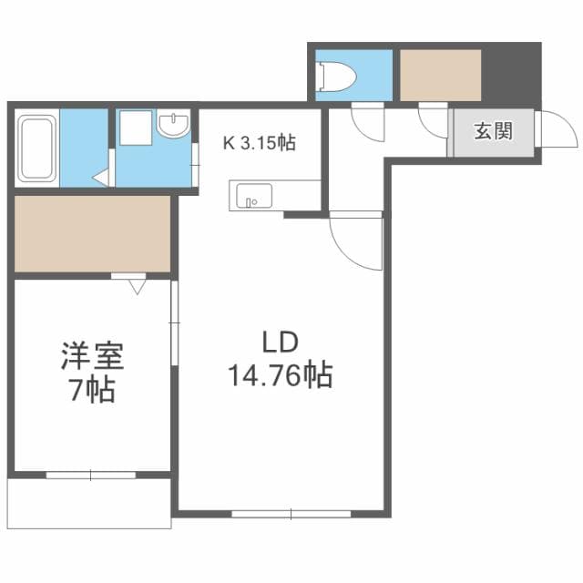 residence N8　レジデンスN8の物件間取画像