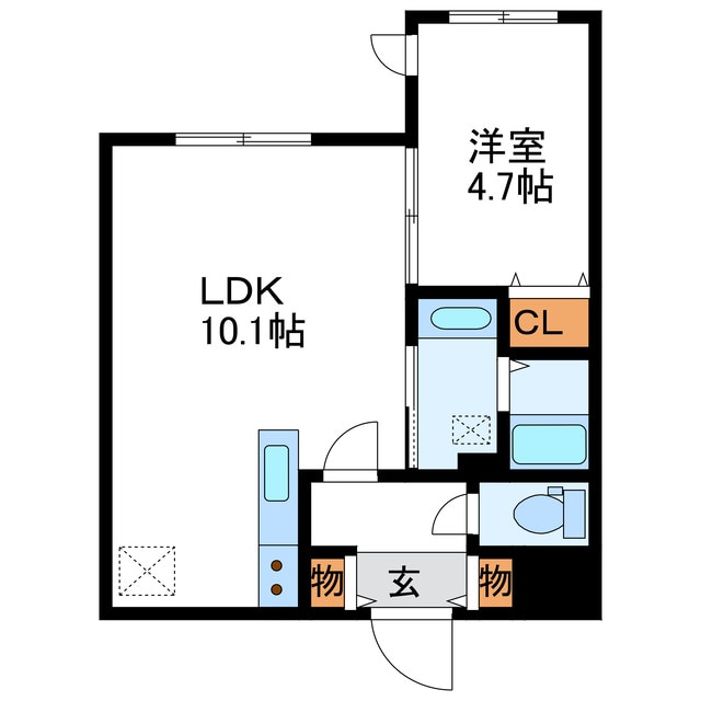 FUTABA SQUARE N21　フタバスクエアN21の物件間取画像